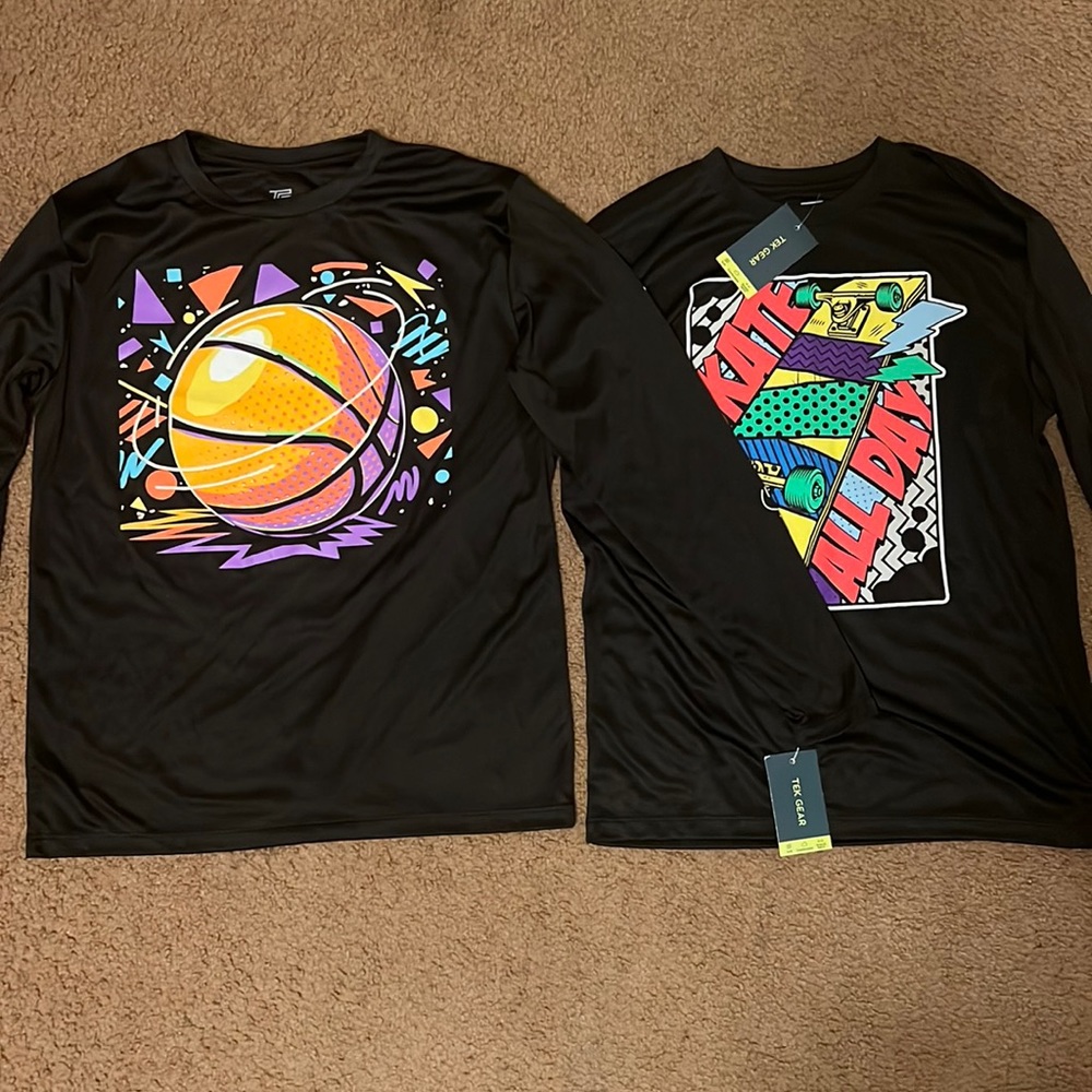 Two Long Sleeve Shirts.